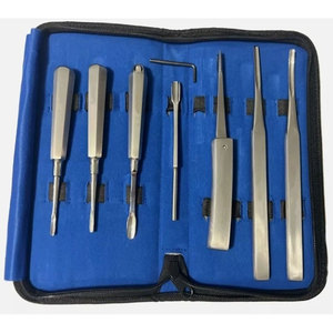 Juego de elevador dental equino de 7 piezas Herramientas de extracción veterinaria - Product Image 1