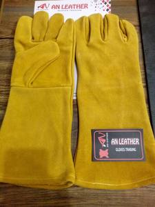 ถุงมือเชื่อมหนังวัวสำหรับช่างเชื่อม, ทนทานต่อความร้อนใช้งานได้ยาวนาน - Product Image 5