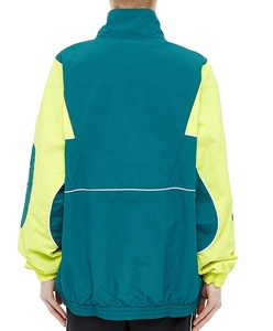 Rompevientos de secado rápido con bloque de Color personalizado, ropa deportiva para exteriores, chaqueta fina para ciclismo, correr, patrón sólido, decoración bordada - Product Image 2