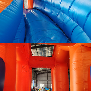 คอมโบเปลเป่าลม PVC ทนทานพร้อมสไลเดอร์คู่และหลุมลูกบอล - Product Image 3
