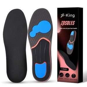 Semelles orthopédiques pour <span class=keywords><strong>talon</strong></span> en gel antidérapantes confort EVA OEM absorbant les chocs pour pieds plats semelles de soutien de la voûte plantaire athlétique - Product Image 1