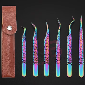 แหนบติดขนตาแบบสั่งทำพิเศษ จับถนัดมือ ชุด 6 ชิ้น สินค้าขายดี แหนบติดขนตาปรับแต่งได้เต็มที่ - Product Image 2