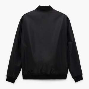 Chaqueta Bomber de invierno personalizada para hombre-Nuevo diseño Logotipo frontal Secado rápido y a prueba de viento Estilo de calle Espesor estándar - Product Image 2