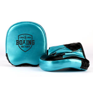 Guantes de Boxeo para Entrenamiento, Equipo de Muay Thai, Almohadillas de Enfoque Curvas, Guantes de Boxeo de Cuero Genuino - Product Image 1
