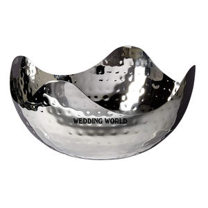 Bol à chocolat en aluminium plaqué or, qualité supérieure, fait à la main, bol à bonbons classique, élégant et chic - Product Image 4