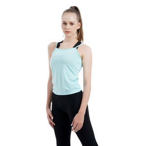 Camiseta sin Mangas Negra Elegante e Informal para Mujer, Ajuste Holgado, Ligera, Transpirable, de Secado Rápido, Personalizable en la Parte Delantera, Ropa Deportiva para Gimnasio - Product Image 5