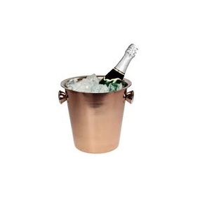 สินค้าขายดีโลหะถังน้ําแข็งสแตนเลสผนังคู่อ่างดําพร้อมฝาปิดรายการ Barware - Product Image 4