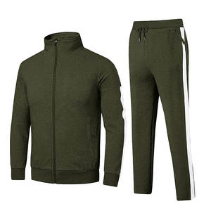 2025 venta al por mayor nuevo diseño chándal hombres tecnología polar cremallera sudaderas con capucha hombres dos piezas conjunto gimnasio desgaste Fitness entrenamiento traje - Product Image 1