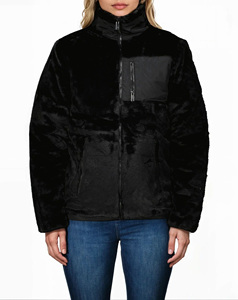 Chaqueta de Forro Polar de Invierno con Cuello Alto y Cremallera de la Mejor Calidad, Ajuste Holgado para Mujer, Ropa de Abrigo Cómoda, Chaqueta Moderna para Mujer - Product Image 6