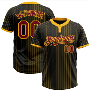 Camiseta de Béisbol Personalizada con Dos Botones, Impresión por Transferencia de Calor, Talla Grande, Diseño Anti-UV, Transpirable, Antibacteriana y de Secado Rápido - Product Image 6