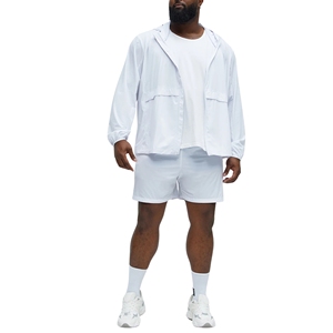 Ensemble de survêtements de luxe en nylon respirant pour hommes, baggy zippé avec logo personnalisé pour le printemps et l'automne, fabriqué avec un tissu de luxe - Product Image 4