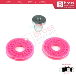 BWR1059 Reparación de regulador de ventana Cable de esquina doble rodillo polea rueda Clips Pin para 5 Series E39 1996-2004 4/5 puerta - Product Image 2
