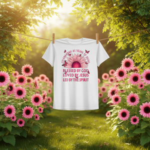 Blessé par Dieu depuis 85 ans, t-shirt d'anniversaire tournesol rose - Product Image 3