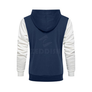 Chándal de invierno ajustado a la moda informal para hombre, conjuntos de algodón 100% teñidos personalizados con patrón sólido, el mejor diseño para tallas grandes, MOQ bajo - Product Image 4