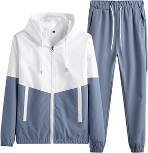 Chándal versátil de moda 2025, conjunto Atlético elegante para ropa activa e informal, logotipo frontal de patrón sólido, transpirable para invierno - Product Image 4