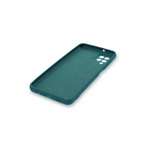 Coque en silicone premium JoieCreatif Mara Launch Edition pour Samsung Galaxy A12 Vert foncé, protection arrière souple en silicone - Product Image 4
