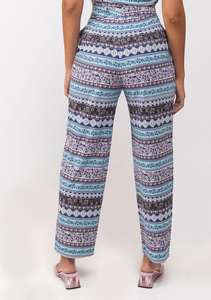 Pantalones de mujer de verano disponibles Pantalones y pantalones de mujer de moda informal de algodón mezclado de longitud completa transpirable - Product Image 5