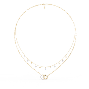 Beautiful Women's 18K Gold <b>Necklace</b> with Lab Grown Diamonds - Product Image 3