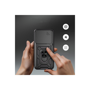 Étui magnétique bleu en silicone Vega pour Honor 400, anti-traces de doigts, coque de téléphone 5G avec protection coulissante de l'appareil photo - Product Image 5