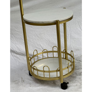 Perchero de Hierro Moderno y Minimalista para Sala de Estar con Superficie de Piedra KPT68035 - Product Image 6