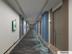 地毯工厂走廊酒店尼龙印花地毯区域地毯酒店走廊地毯定制设计印花防滑 - Product Image 2