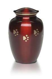 Urnas funerarias de nuevo diseño, elegante pintura de flor de cremación personalizada, recuerdo de Metal de aluminio, urna de cremación para cenizas humanos - Product Image 4