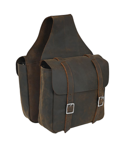 Meilleure vente de sac de selle de cheval en cuir véritable de haute qualité Western Trail Tooling Carving - Product Image 3