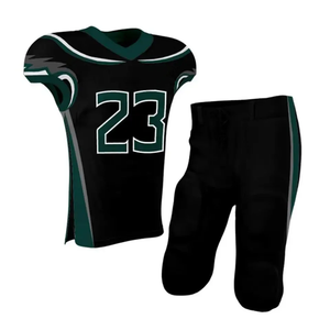 Camiseta de fútbol americano duradera, aparejo de sarga, nombre, número de equipo, uniforme, ropa deportiva de malla personalizada, venta al por mayor, producción OEM - Product Image 6