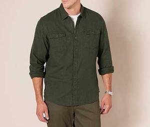 Camisas formales de calidad superior para hombre con mangas largas Tejido de punto de último diseño refinado - Product Image 5