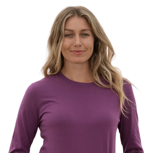 Camiseta de Manga Larga para Mujer, Cuello Redondo, 100% Algodón Orgánico de Lujo, Preencogido, Certificado GOTS, Ajuste Clásico, Suave y Premium - Product Image 4