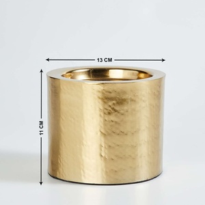 Luxury <b>Gold</b> <b>Candle</b> <b>Holder</b> Metal Wrought Iron Candlestick Stand Table Decorative <b>Candle</b> Jars Stand for Party Wedding Dinning - Product Image 4