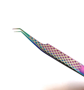 ชุดแหนบขนตาแบบหลายสี6ชิ้นสำหรับต่อขนตาอุปกรณ์ดูแลความงามกำจัดขนคิ้ว - Product Image 4