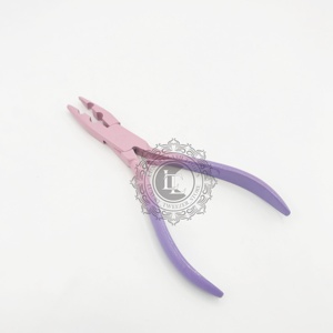 Pince d'extension de cheveux Ombre à deux trous en acier inoxydable durable outils d'extension de cheveux de marque privée - Product Image 6