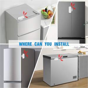 تأخير Daytech 1 2 3 <span class=keywords><strong>4</strong></span> دقائق إنذار بأبواب مفتوحة dB نافذة مغلقة تذكير الثلاجة للثلاجة متجر المنزل المكتب الأبيض - Product Image 6