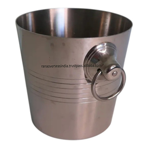 Enfriador de vino clásico de acero inoxidable, cubo de hielo de lujo con diseño elegante para bares, restaurantes y huéspedes entretenidos a buen precio - Product Image 4