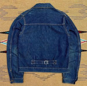 Chaqueta vaquera de estilo Vintage para hombre al por mayor de alta calidad, chaqueta vaquera informal de Color sólido, abrigos de talla grande rellenos de algodón - Product Image 5