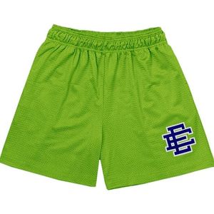 Unisex Cotton Mesh Shorts Custom High Street Style <b>Golf</b> & Basketball <b>Clothing</b> for Men Solid Pattern OEM Service Available - Product Image 3
