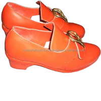 Chaussures pour hommes de grande taille, en cuir véritable, fabriquées à la main, imperméables, décontractées, reproduction de chaussures du 18ème siècle