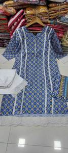 Meilleure qualité Smart Casual Broderie Coton Imprimé Kurtis pour toutes les catégories de femmes Occasion spéciale Kurti 2024 Collection - Product Image 5