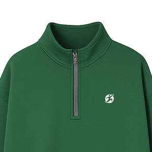 Sudadera Personalizada con Cierre de Cremallera de Cuarto para Mujer, Invierno, Poliéster/Algodón, Ecológica, Transpirable, Manga Larga Delantera - Product Image 3