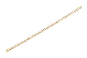 GRA Certified 8.33CTW Round Brilliant Cut Moissanite Tennis <b>Bracelet</b> Hip Hop Style <b>Solid</b> Gold Custom Wedding Jewelry for Women - Product Image 5