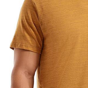 เสื้อยืดคอกลมผู้ชายแขนสั้นน้ำหนักเบาระบายอากาศได้ดีเสื้อยืด100% กระเป๋าด้านหน้าเรียบ - Product Image 3