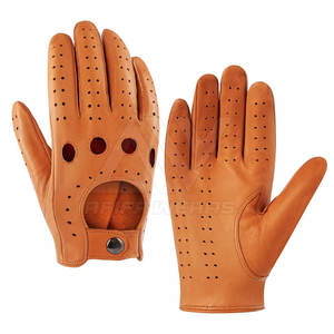 Guantes de conductor de cuero suave de alta calidad profesional superventas nuevo diseño para una conducción segura en invierno al por mayor en Pakistán - Product Image 1