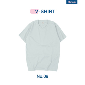 เสื้อยืดผ้าโพลีคอตตอนคอวีพิมพ์ลายตัวอักษรสีเอิร์ธโทน - Product Image 2