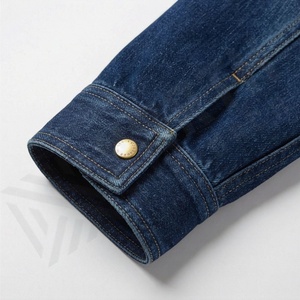 Vintage Plus Size Women Denim Jacket Long Sleeves Style Designer <b>Coats</b> Featuring Pearl Rivets Quality Fabric Customized Color - Product Image 6