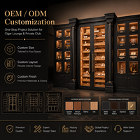 Humidor sur mesure OEM ODM pour salon de cigares, club privé