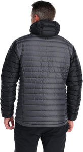 Nueva moda High Street Solid Men's Winter Puffer Jacket con capucha Stand Collar Cierre de cremallera Impermeable Ecológico Ropa de calle - Product Image 3