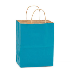 Bolsas de Papel Kraft Coloridas Personalizadas, Bolsa de Regalo Laminada para Compras con Asa y su Propio Logotipo - Product Image 3