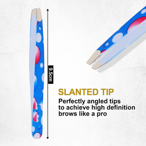 Pinzas para cejas de acero inoxidable de alta calidad Premium, herramienta de belleza personalizada puntiaguda, OEM, precio competitivo, ligero - Product Image 5