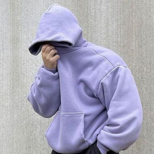 Sudadera con capucha de gran tamaño para mujer, sudadera holgada de algodón holgada con capucha, sudadera básica de moda con lavado ácido, sudaderas con capucha de peso pesado - Product Image 1
